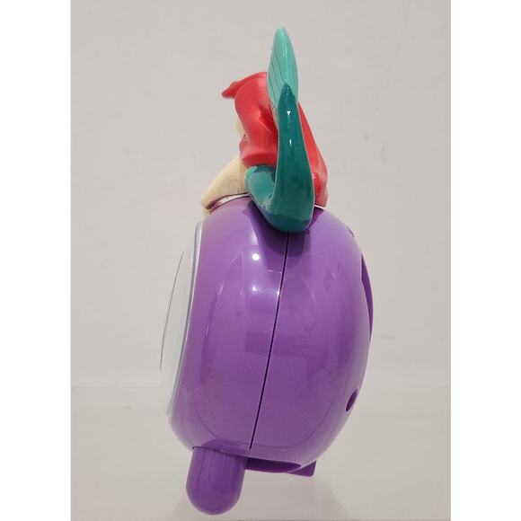 Vintage Disney The Little Mermaid Clock With Snooze Alarm Ariel Flounder Tested - Picture 3 of 15